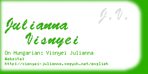 julianna visnyei business card